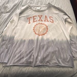 Texas Longhorns Ombre Long Sleeve Shirt